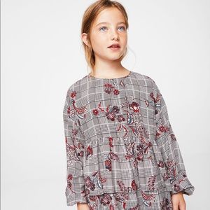 Mango floral print dress